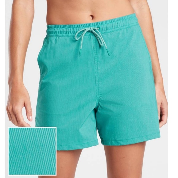 NEW Athleta Marin 5” Board Short Aruba Teal